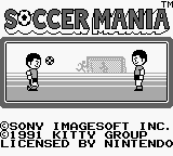 Soccer Mania screenshot 3 for GameBoy